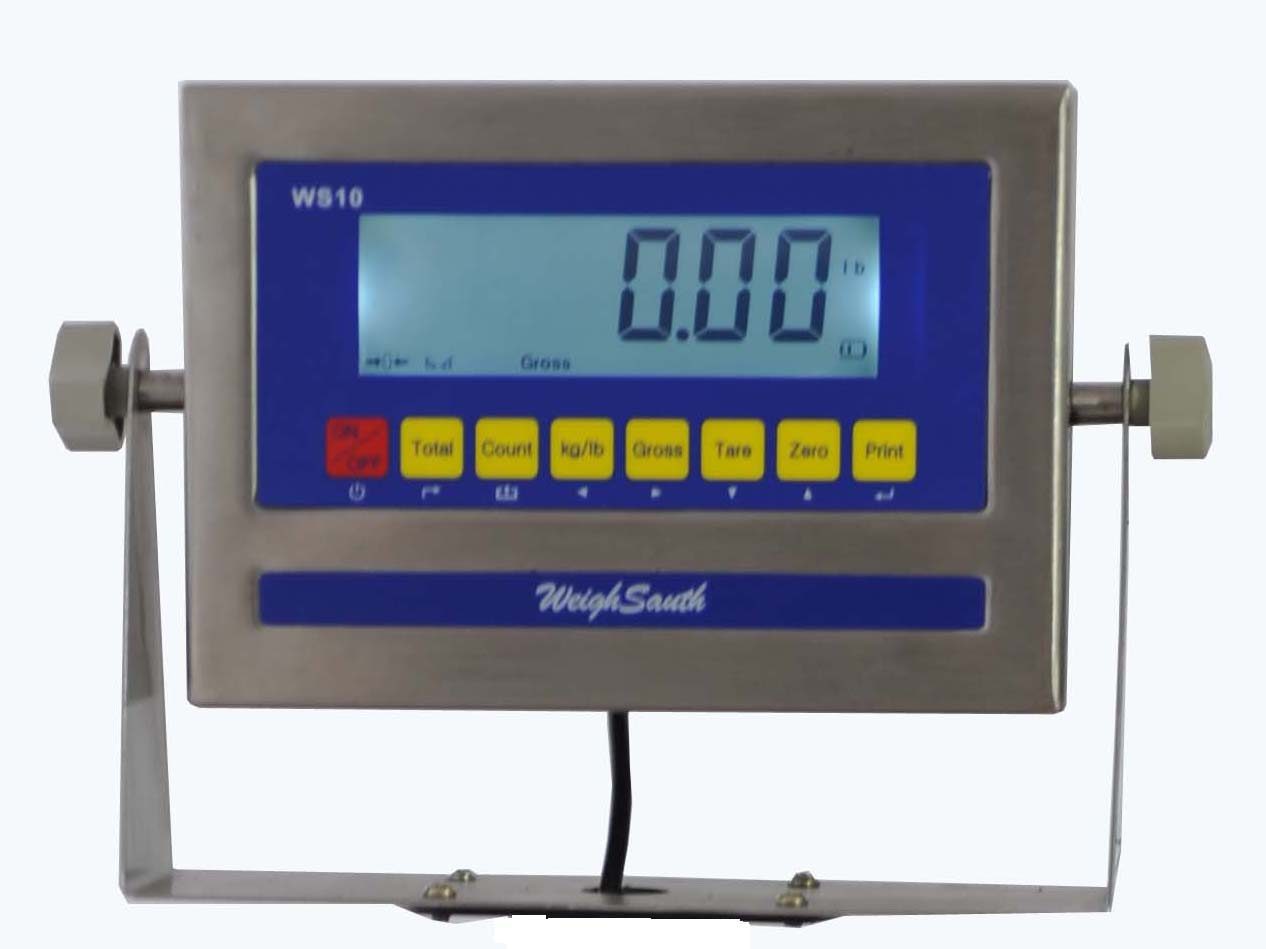 Series Bench Scales with WS10 Indicator Details about   WS300L51P Weigh South 300 Lb. Inc